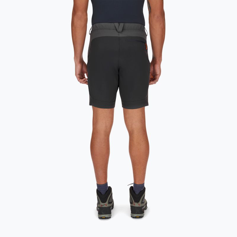 Men's Rab Torque Mountain shorts graphene/anthracite 4