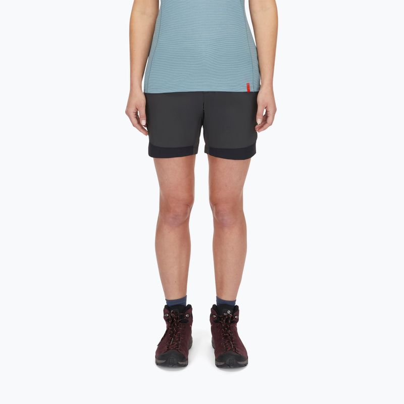 Women's trekkingshorts Rab Torque Mountain anthracite/black 4