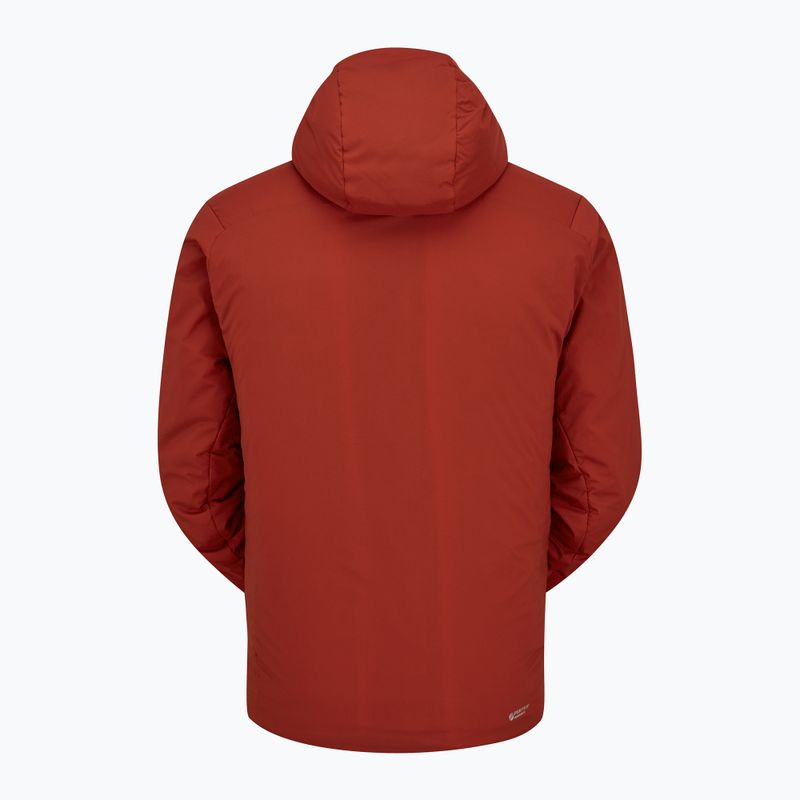 Men's insulated jacket Rab Xenair Alpine Light tuscan red 5