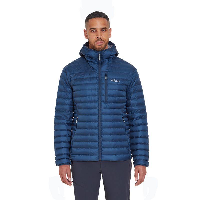 Men's down jacket Rab Microlight Alpine Tempest Blue 2