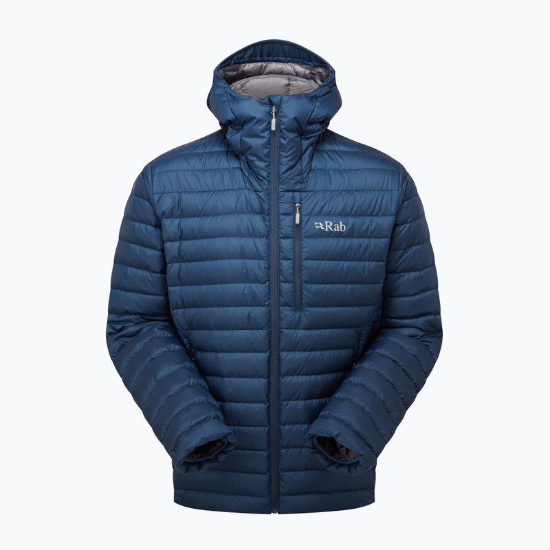 Men's down jacket Rab Microlight Alpine Tempest Blue 4