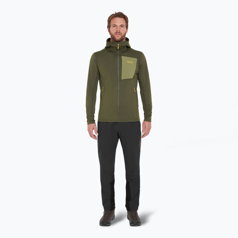Men's Rab Superflux Hoody army QFG-13 2