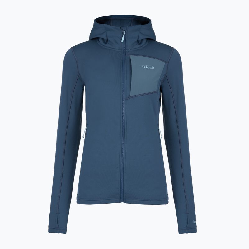 Women's Rab Superflux Hoody sweatshirt tempest blue