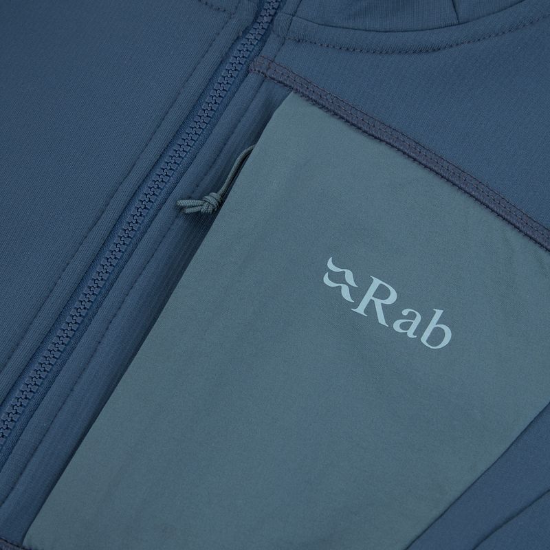 Women's Rab Superflux Hoody sweatshirt tempest blue 3