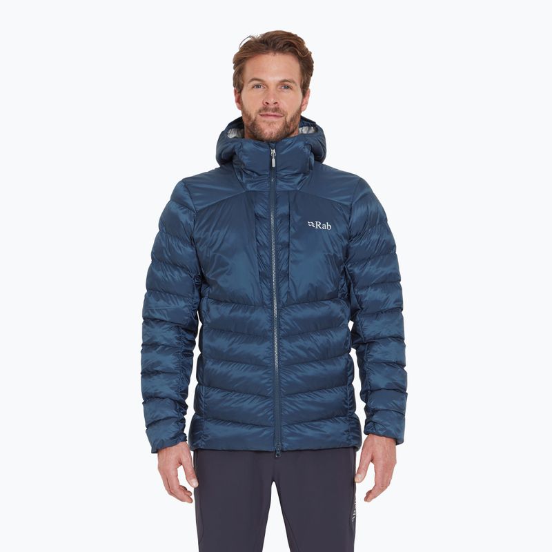 Men's jacket Rab Cirrus Ultra Hoody tempest blue