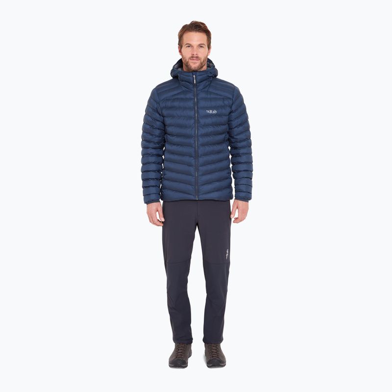 Men's insulated jacket Rab Cirrus Alpine tempest blue 3