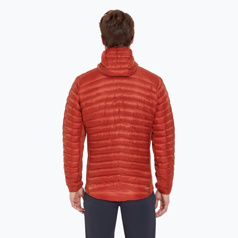 Men's Rab Cirrus Flex Hoody down jacket tuscan red 3