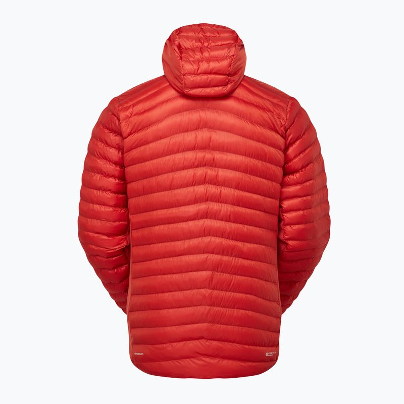 Men's Rab Cirrus Flex Hoody down jacket tuscan red 13