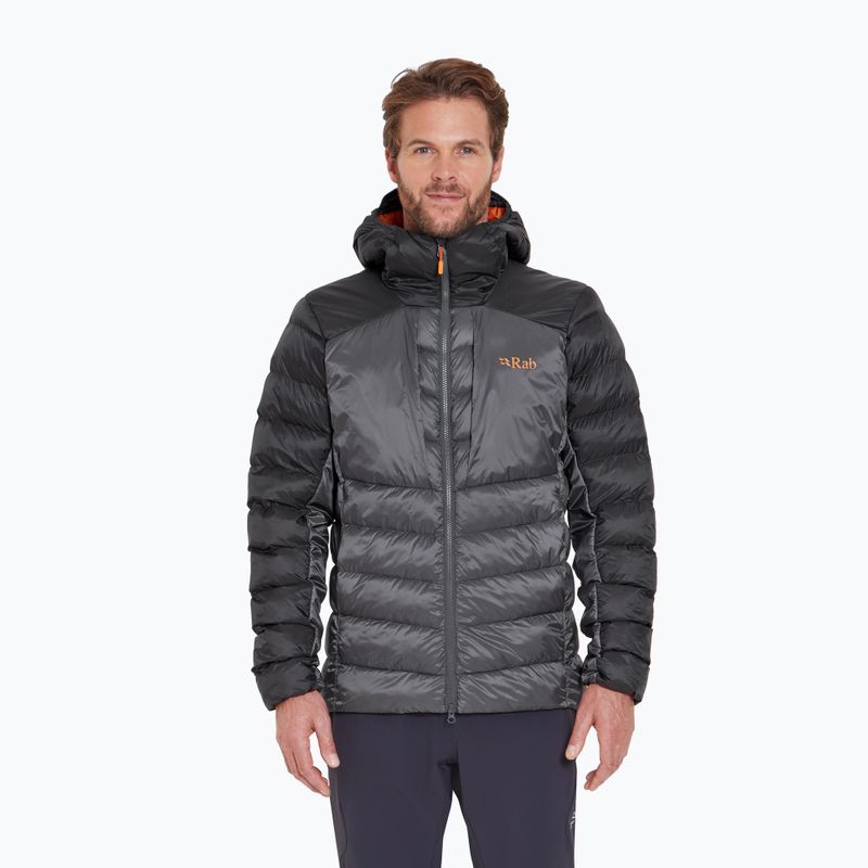 Men's Rab Cirrus Ultra Hoody down jacket anthracite/graphene