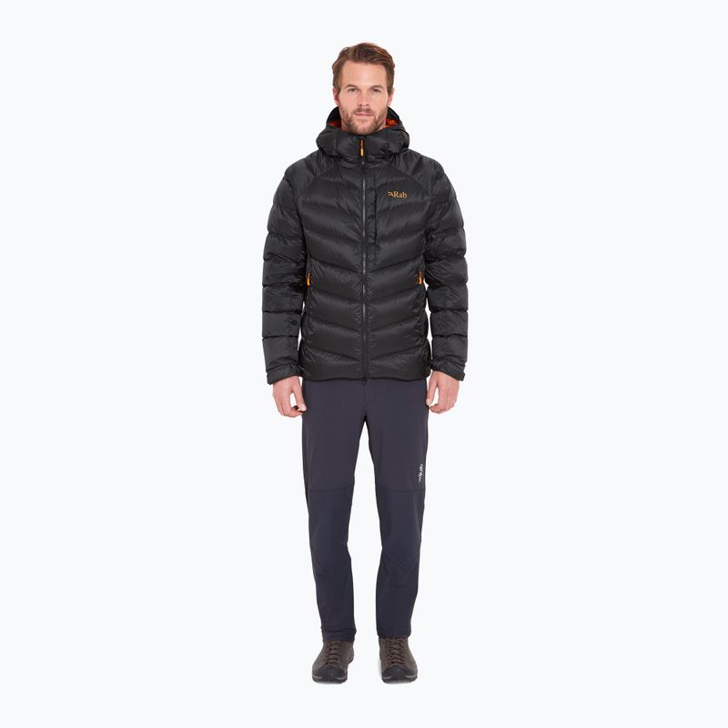 Men's down jacket Rab Glaceon Pro anthracite 2