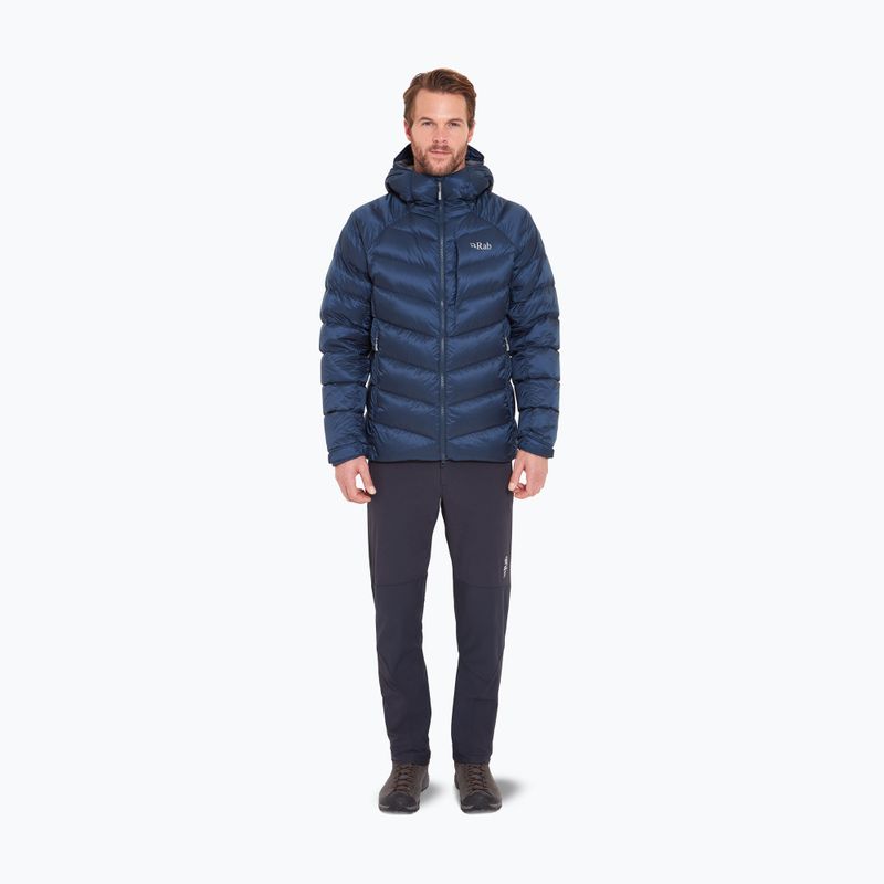 Men's down jacket Rab Glaceon Pro Jacket tempest blue 2