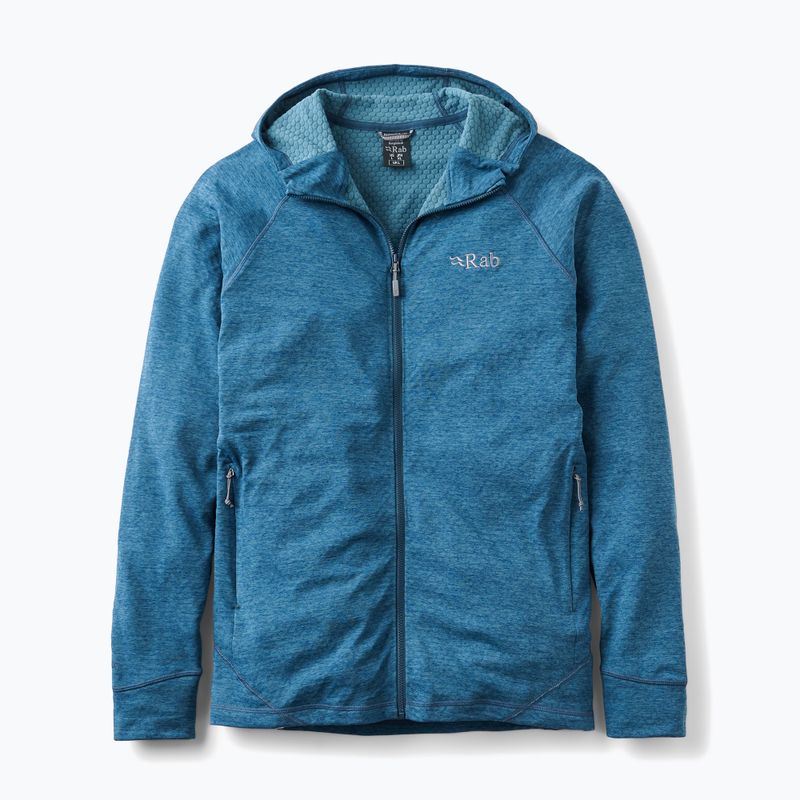 Men's sweatshirt Rab Nexus Hoody tempest blue