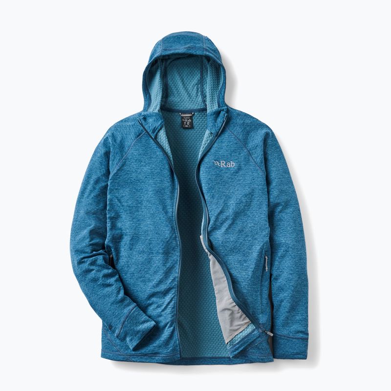 Men's sweatshirt Rab Nexus Hoody tempest blue 3