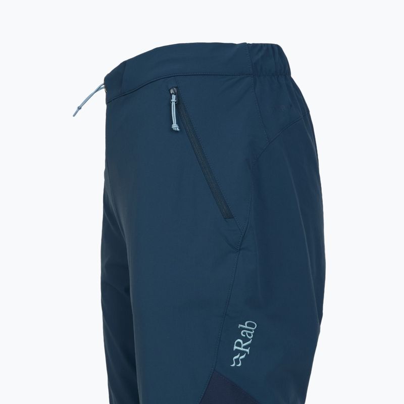 Women's softshell trousers Rab Torque tempest blue 3