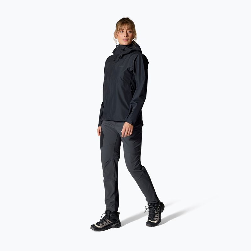 Women's rain jacket Rab Downpour black 2