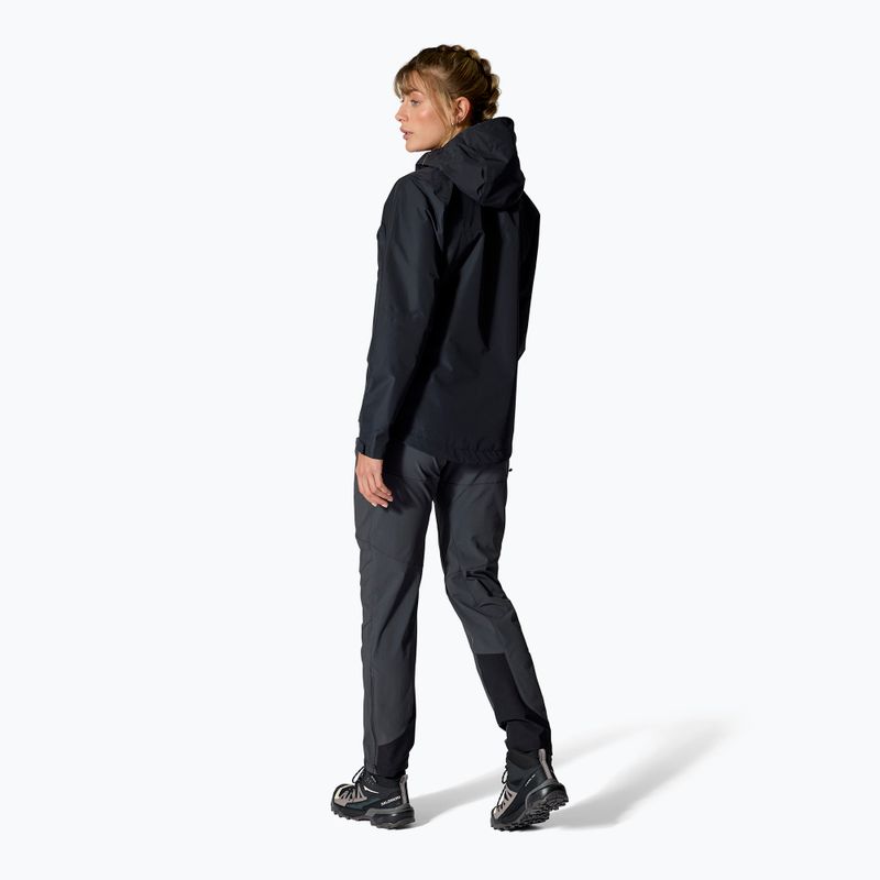 Women's rain jacket Rab Downpour black 3