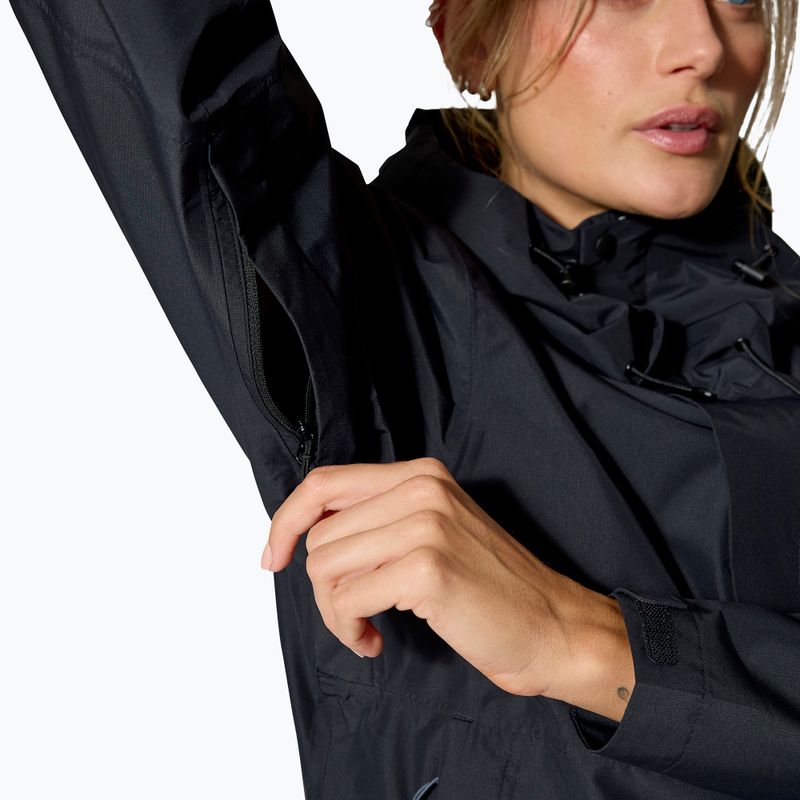 Women's rain jacket Rab Downpour black 8