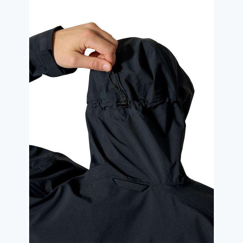 Men's rain jacket Rab Firewall black 6