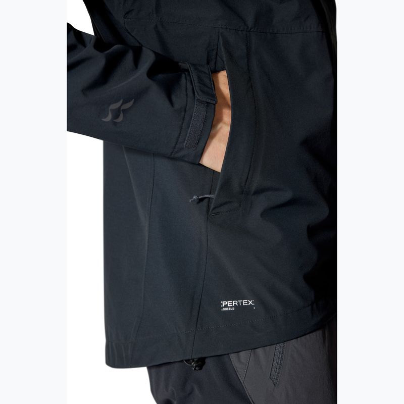 Men's rain jacket Rab Firewall black 8