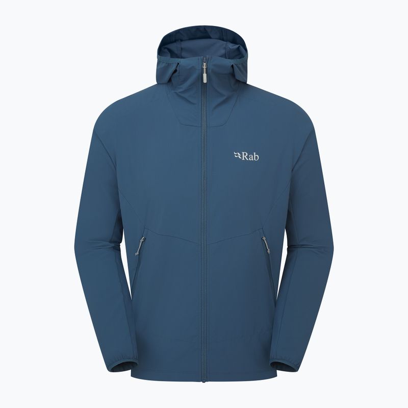Men's softshell jacket Rab Borealis Hoody tempest blue