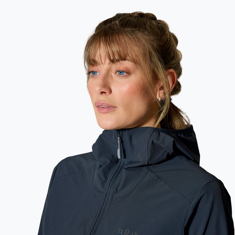 Women's softshell jacket Rab Borealis Hoody beluga 4