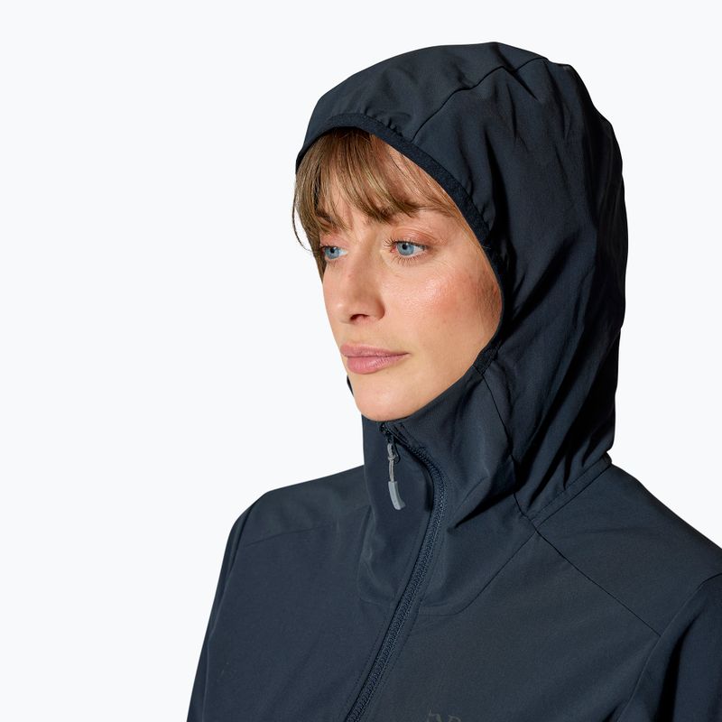 Women's softshell jacket Rab Borealis Hoody beluga 5