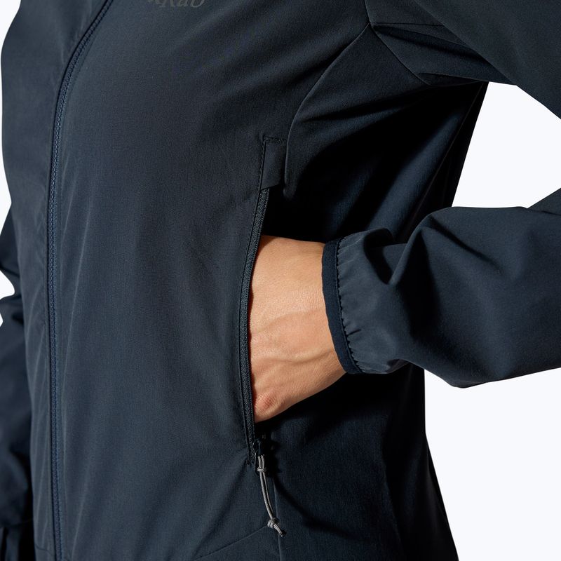 Women's softshell jacket Rab Borealis Hoody beluga 8