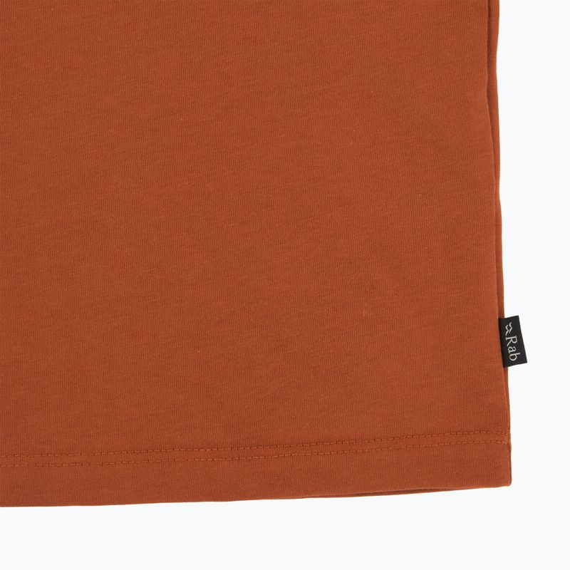 Men's T-shirt Rab Stance Logo red earth 4
