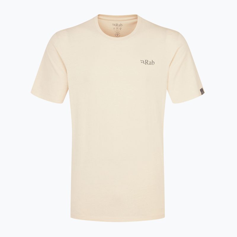 Rab Stance Mountain Peak men's t-shirt ecru