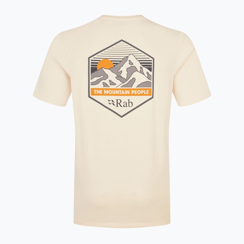 Rab Stance Mountain Peak men's t-shirt ecru 2