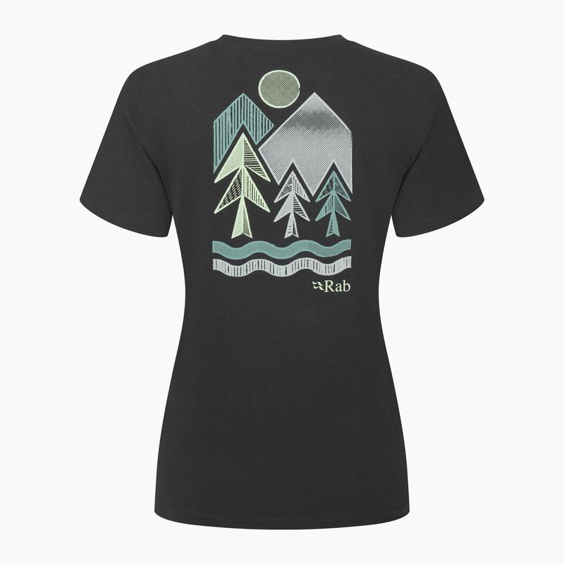 Women's Rab Tuku Vista Tee beluga T-shirt 2