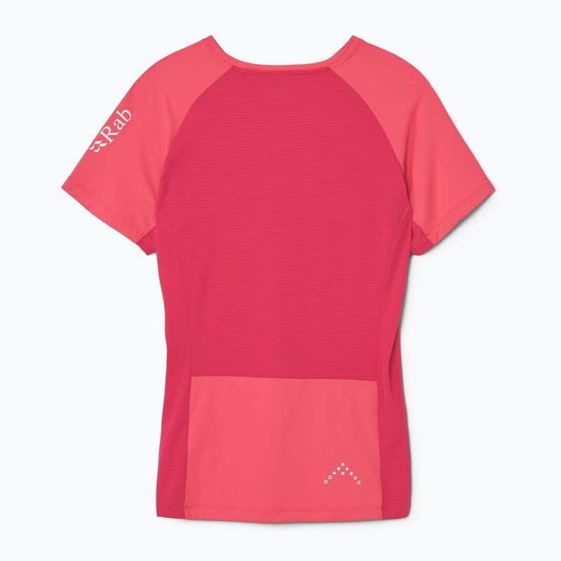 Women's Rab Trail Tee hibiscus/watermelon t-shirt 2