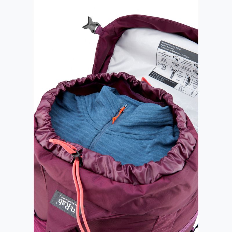 Women's hiking backpack Rab Exion 35 l mulberry 6