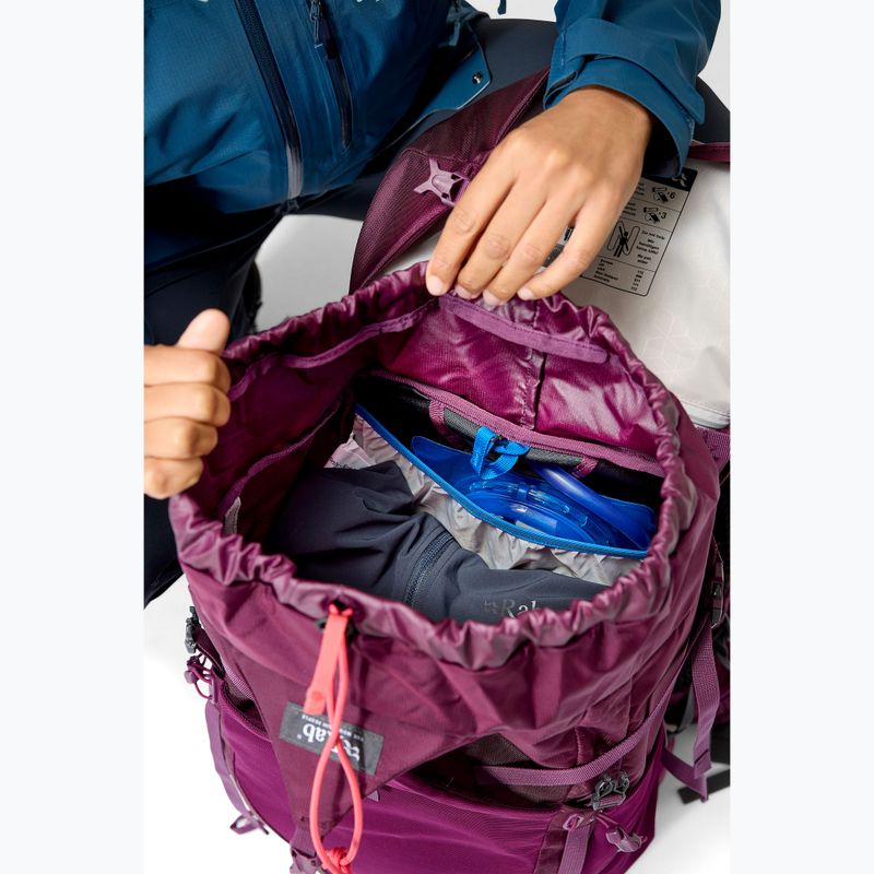 Women's hiking backpack Rab Exion 35 l mulberry 14