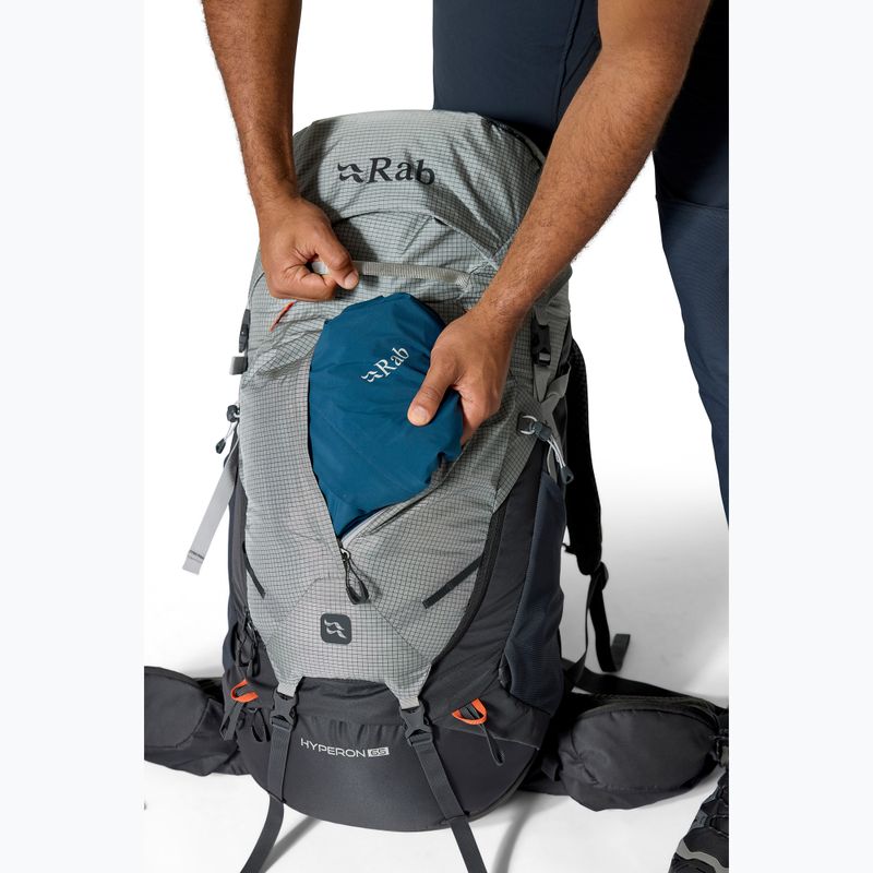 Rab Hyperon 65 l dark pewter/anthracite trekking backpack 13