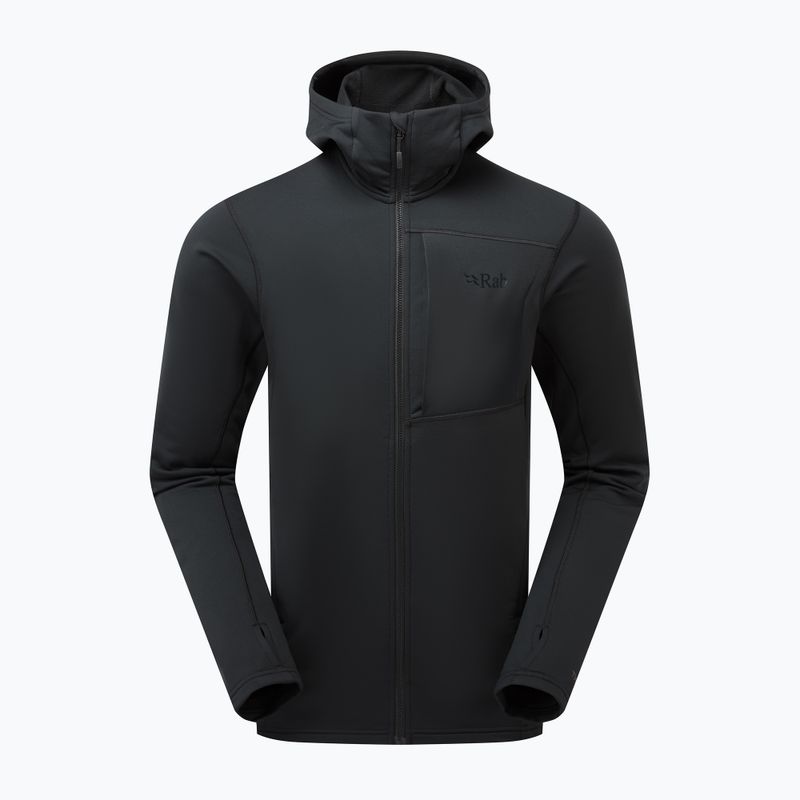 Men's sweatshirt Rab Superflux Hoody black