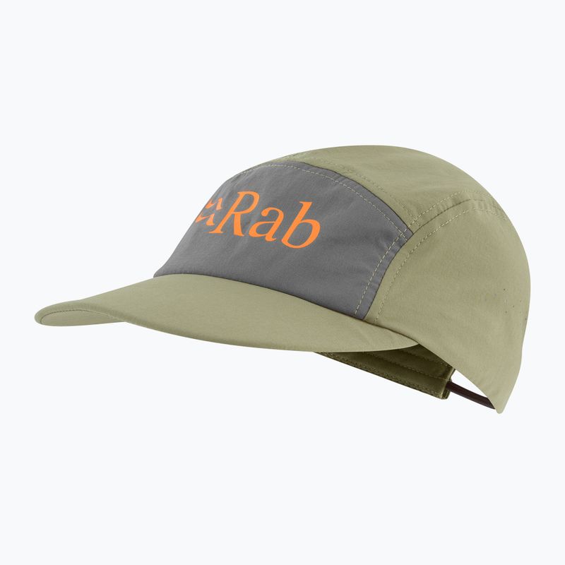 Rab Talus 5 Panel light khaki/graphene baseball cap