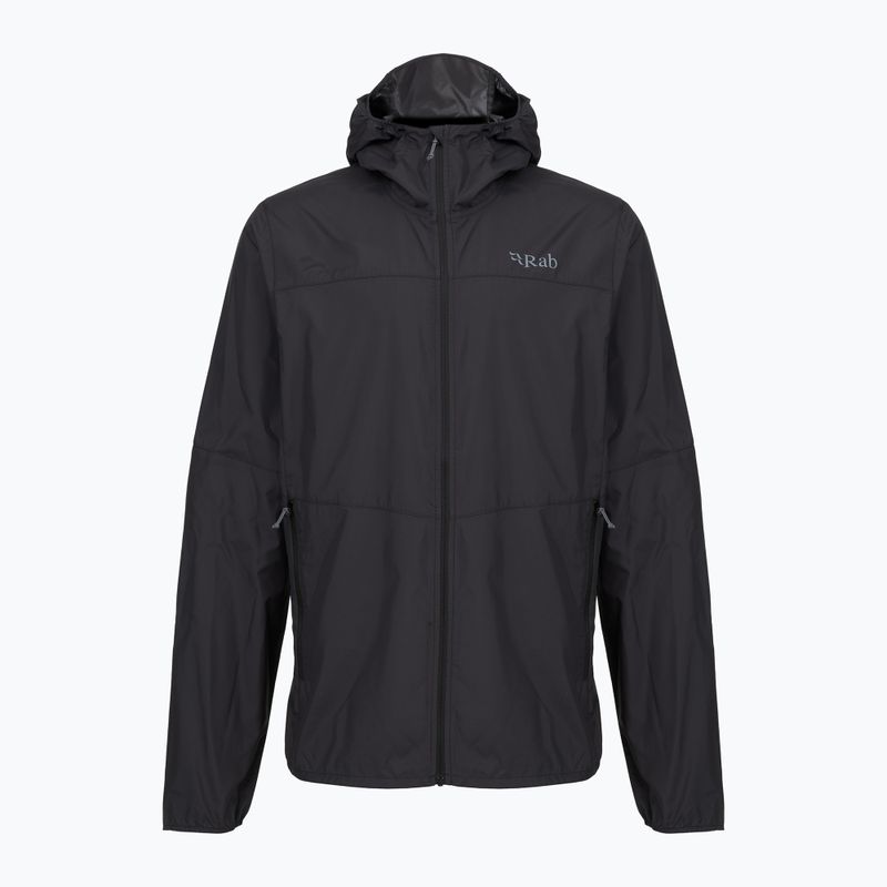 Men's Rab Windgather Hoody black