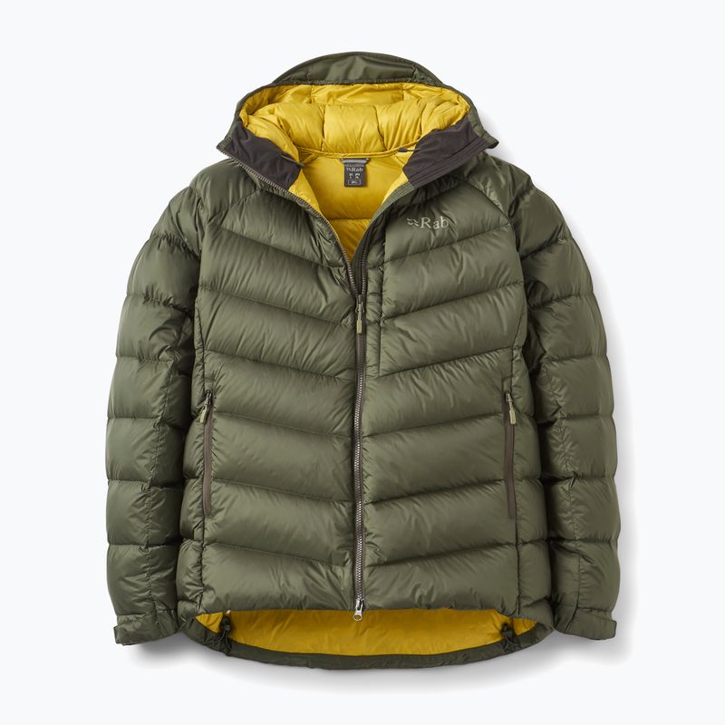 Men's down jacket Rab Glaceon Pro Jacket army