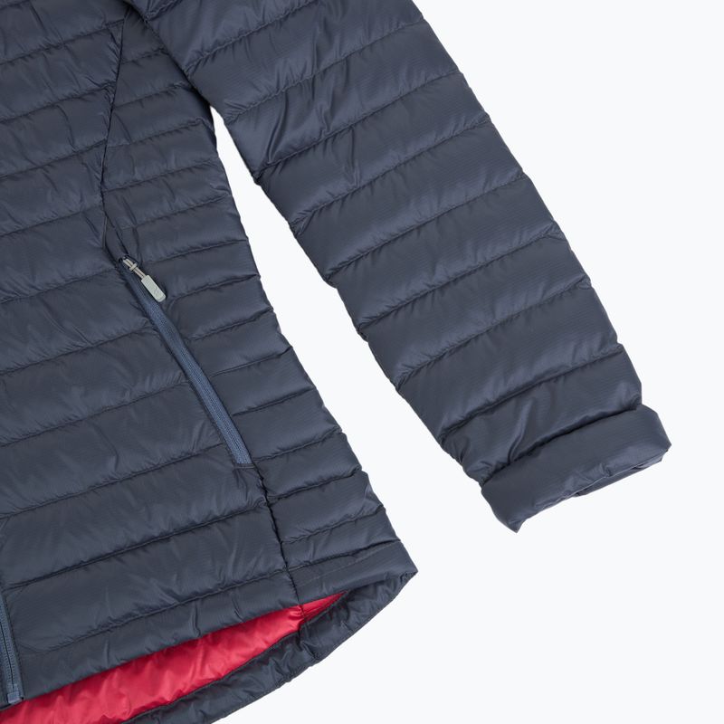 Women's down jacket Rab Microlight Alpine steel 4