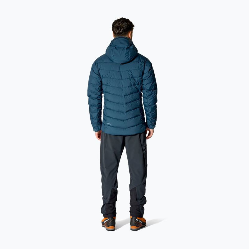 Men's down jacket Rab Infinity Windstopper Hoody tempest blue 3