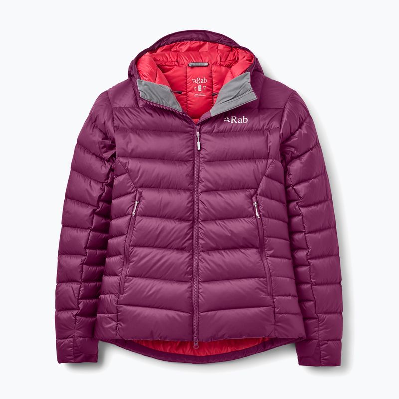 Women's down jacket Rab Electron Pro Hoody mulberry