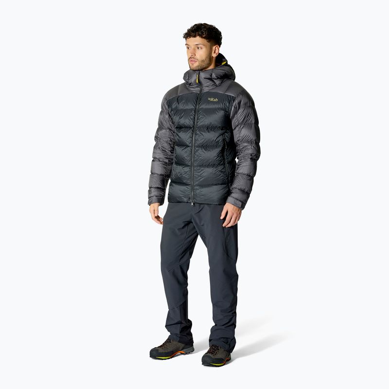 Men's down jacket Rab Neutrino Pro Hoody black/graphene 2