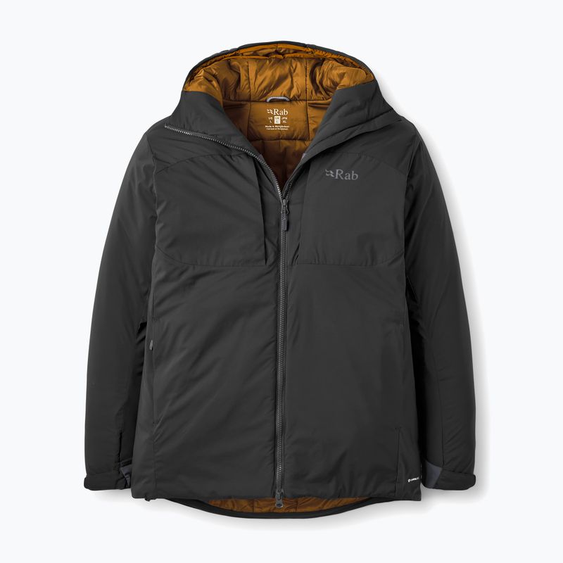 Men's insulated jacket Rab Xenair Alpine Jacket black