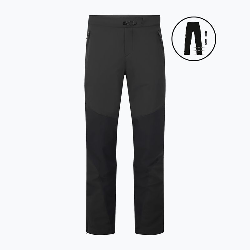 Men's softshell trousers Rab Torque black 2