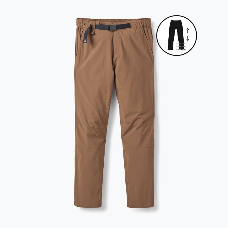 Men's trekking trousers Rab Agden oak 4
