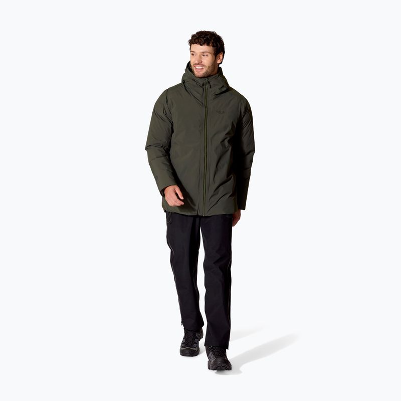 Men's down jacket Rab Valiance dark army 2