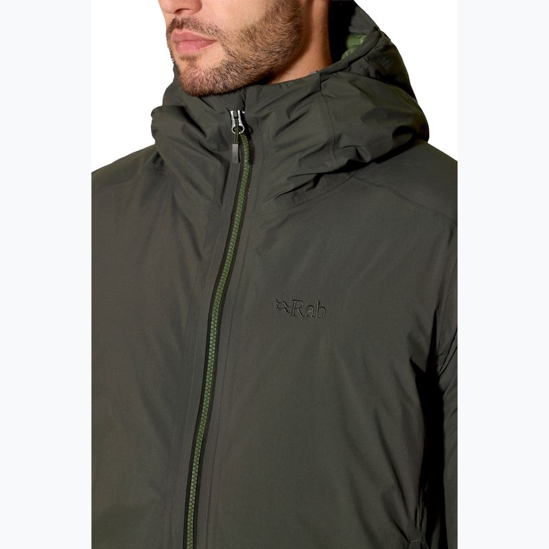 Men's down jacket Rab Valiance dark army 7