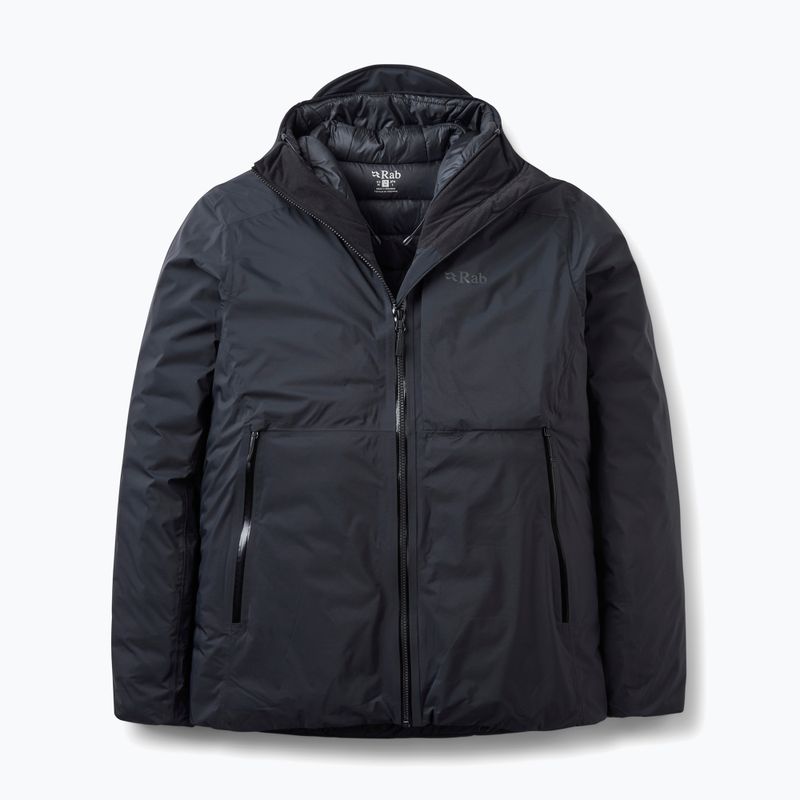 Men's down jacket Rab Microlight Shield  black 4