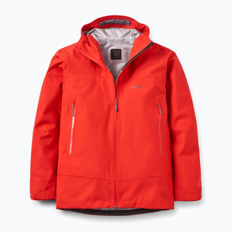 Men's rain jacket Rab Namche GTX 2026 summit red 4